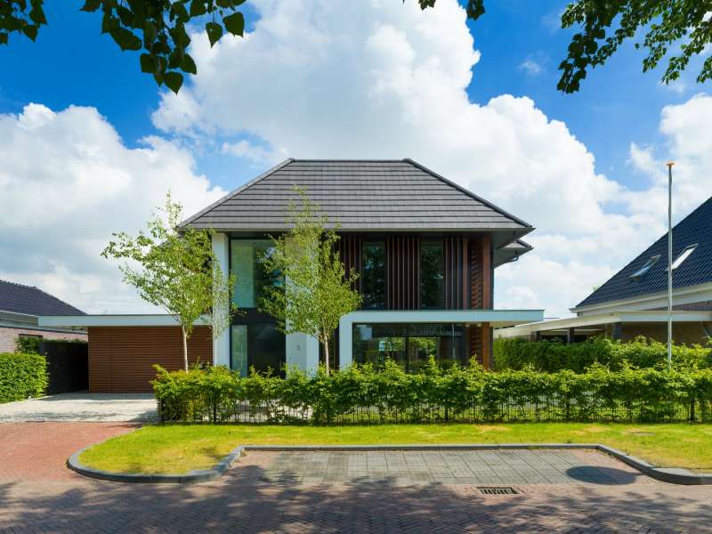 Modern vormgegeven villa