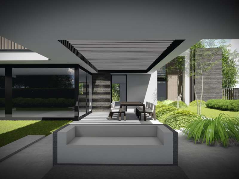 Moderne villa met zwembad