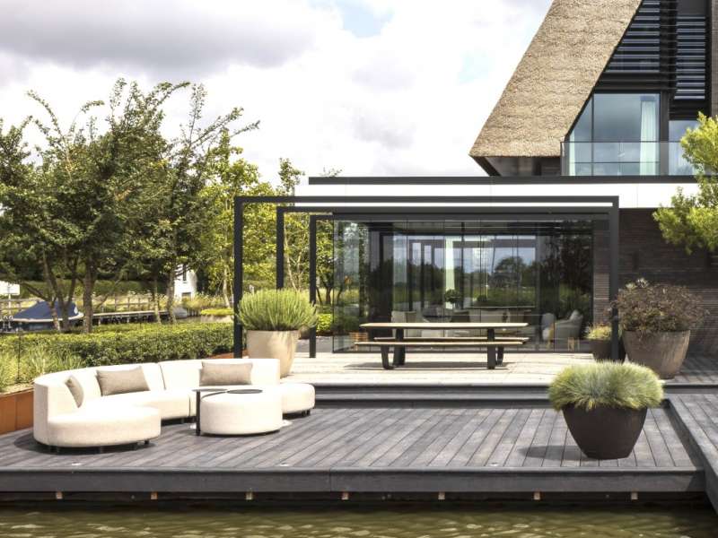 Villa met een vaste koers