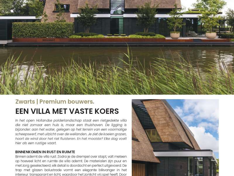Villa met een vaste koers