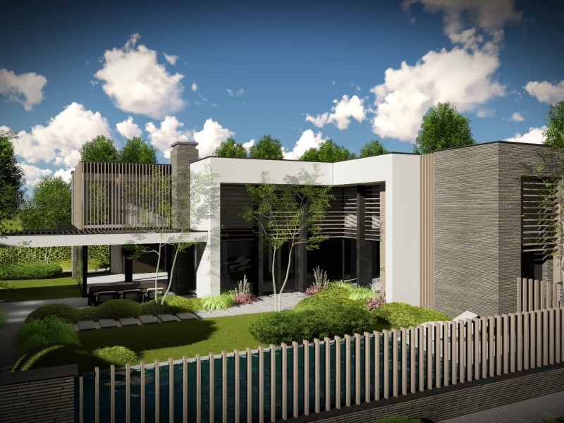 Moderne villa met zwembad