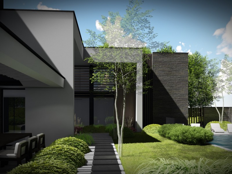 Moderne villa met zwembad